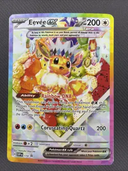 Pokemon TCG Eevee EX 174 Black Star Promo Prismatic Evolutions - Image 1