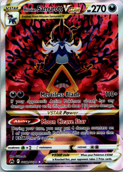 Hisuian Samurott VSTAR - GG52/GG70 - Pokemon Crown Zenith Galarian Gallery NM - Image 1