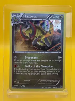 Haxorus 69/101 Cosmos Holo Rare Pokemon Blister Exclusives 2013 MP - Image 1