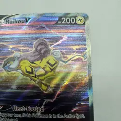 Pokemon TCG Crown Zenith Galarian Gallery #GG41/GG70 Raikou V UR Holo - Image 4