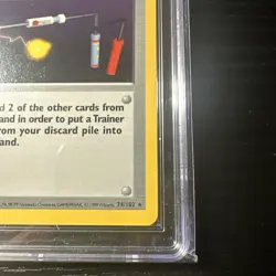 Item Finder 74/102 Base Set Pokemon CGC 9 Mint WOTC Vintage Pokemon - Image 5