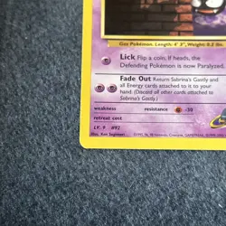 Pokemon TCG WoTC Sabrina's Gastly 96/132 Gym Challenge Vintage Near Mint! - Image 4
