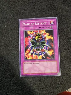 2020 Mask of Restrict - RP02-EN031 - Common - Unlimited Edition Yugioh NM - Image 1