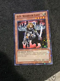 D.D. Warrior Lady - BP02-EN021 - Mosaic Rare - 1st Edition LP YuGiOh! Battle Pa - Image 1
