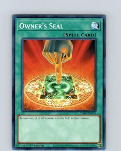Yu-Gi-Oh TCG Owner's Seal SDSA-EN030 1st Edition Regular Common Card NM - Image 1