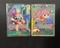 Perona OP09-034 Foil and OP12-034 One Piece Cards (2) - Image 1