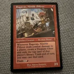Ragavan, Nimble Pilferer Modern Horizons 2 Regular Card, Near Mint Condition - Image 1