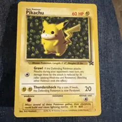 1995-1998 Pikachu Black Star Promo Pokemon Card TCG #25 - Image 1