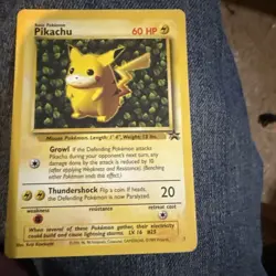 1995-1998 Pikachu Black Star Promo Pokemon Card TCG #25 - Image 3