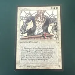 MtG Preacher: Normal The Dark NM/LP ACTUAL PHOTOS! - Image 1