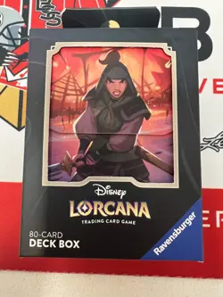 Disney Lorcana TCG: Rise of the Floodborn - 80-Card Deck Box Mulan - Image 1