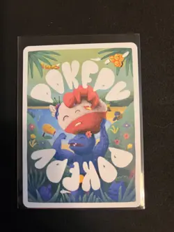 Pokepu S1, 1st Ed. - Chahnsii (Chansey) - Pokemon Fan Art & Derpy Parody Card - Image 2