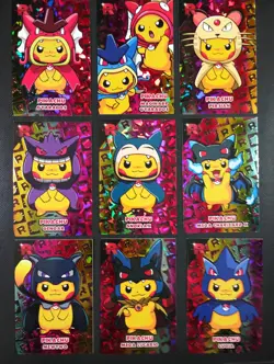 Pikachu Poncho Set Holo Team Rocket Card Database Peru Pokemon Full Set Rainbow - Image 1
