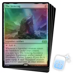 FOIL THE IRENCRAG X4 Wilds Of Eldraine WOE Magic MTG MINT CARD - Image 1