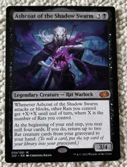 MTG - Ashcoat of the Shadow Swarm - Jumpstart 2022 - Image 1