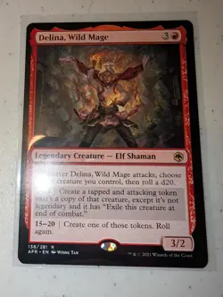 MtG Delina, Wild Mage - Adventures In The Forgotten Realms - Nonfoil - 138/281 - Image 1