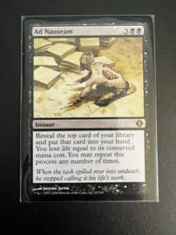 Mtg 1x LP Ad Nauseam Shards of Alara - Image 1