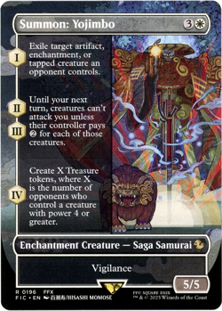 Summon: Yojimbo (Borderless) - 0196 -Commander: Final Fantasy - MTG - Image 1