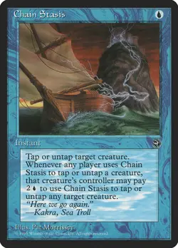 1x Chain Stasis - NM/LP - Homelands - mtg - SPARROW MAGIC - Image 1