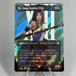Magic the Gathering Final Fantasy Fang Fearless lCie Borderless Surge Foil #526 - Image 1
