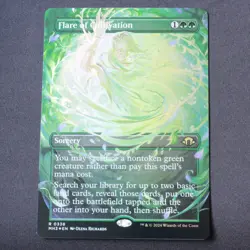 Flare of Cultivation (Borderless) FOIL 338 MTG Modern Horizons 3 MH3 Rare NM - Image 1