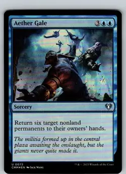 Aether Gale - CMM - FOIL - 72 - MTG - Image 1