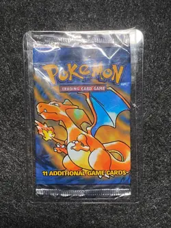 Pokemon Base Set EMPTY Booster Pack (CHARIZARD ARTWORK) WOTC 1999 - Image 1