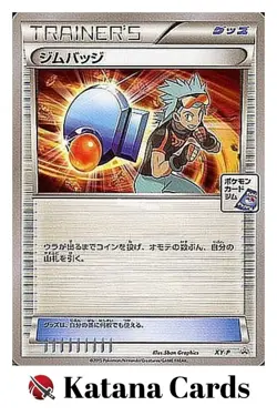 EX/NM Pokemon Cards Gym Badge Brawly PROMO XY-P Japanese - Image 3