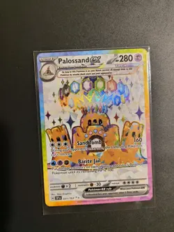 Palossand ex 221/191 Surging Sparks Full Art Ultra Rare Holo Pokemon TCG MINT - Image 1
