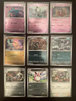 2025 Pokemon TCG: Phantasmal Flames Mixed 81-Card Bulk Lot (25 Holos/No Doubles) - Image 2