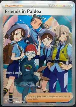 Friends in Paldea 137/131 Prismatic Evolutions Ultra Rare Pokemon TCG NM/M - Image 1
