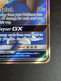 🔥 Clean Blastoise GX SM189 - 2019 Black Star Promo - Full Art Holo NM - Image 5
