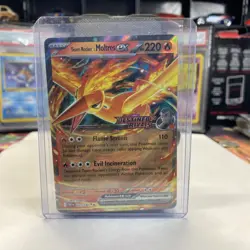 Pokemon TCG Team Rockets Moltres EX Destined Rivals 031/182 Stamped UPC Promo - Image 1