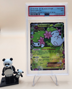 2016 POKEMON XY GENERATIONS RADIANT COLLECTION SHAYMIN EX XY148 ETB PROMO PSA 7 - Image 1