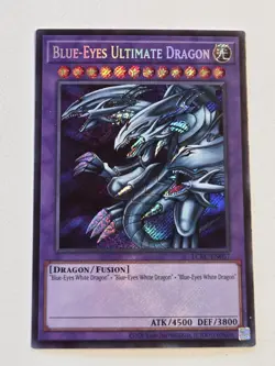 Blue-Eyes Ultimate Dragon LCKC-EN057 Secret Rare Yugioh Unlimited Edition Mint - Image 1