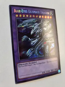 Blue-Eyes Ultimate Dragon LCKC-EN057 Secret Rare Yugioh Unlimited Edition Mint - Image 2