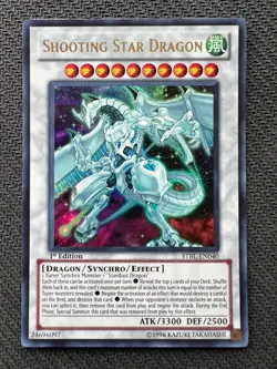 Yugioh Shooting Star Dragon 1st Edition Ultra Rare STBL-EN040 NM - Image 1