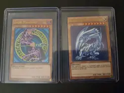 Blue-Eyes White Dragon & Dark Magician CT13 2016 Yugioh Limited Edition Ultra NM - Image 1