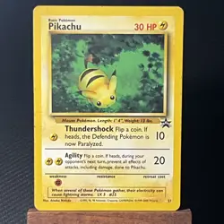 PIKACHU 27 Promo WOTC Pokemon Card - LP 2000 - Image 1