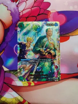 One Piece Card The Azure Sea's Seven English SP Roronoa Zoro PRB02-006 Card MINT - Image 1
