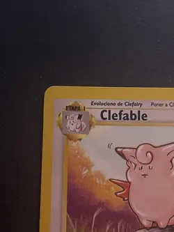 Pokemon TCG WOTC Jungle Clefable Card 17/64 Non-Holo Rare, Unlimited *SPANISH* - Image 3