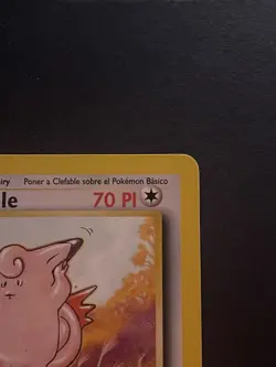 Pokemon TCG WOTC Jungle Clefable Card 17/64 Non-Holo Rare, Unlimited *SPANISH* - Image 4