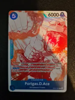 One Piece Card Game Portgas.D.Ace OP07-053 Carrying on his Will Treasure - Image 1