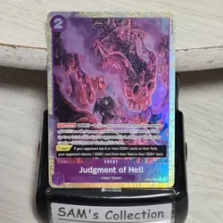 Judgment of Hell OP02 R Alt Art (English) One Piece Card Game Premium Booster - Image 1