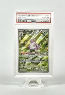 2023 Pokemon SV 151 Gem Mint PSA 10 Card - Nidoking Illustration Rare 174/165 - Image 1