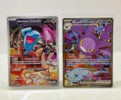 Pokemon Destined Rivals Team Rocket’s Crobat ex 234/182 & Wobbuffet SVP 203 Card - Image 1