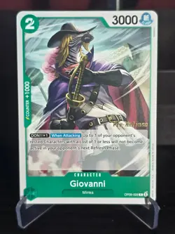 One Piece Card Game - Giovanni (Pre-Release) OP08-026 C - NM - Image 1