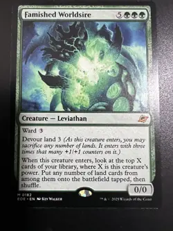 MtG Edge of Eternities Famished Worldsire Regular Near Mint - Image 1