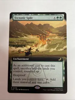 Tectonic Split (Extended Art) Avatar: The Last Airbender: #208 Rare - Image 1