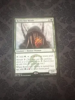 MTG Rattleclaw Mystic Khans of Tarkir Rare #144 - Image 1